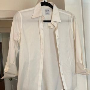 White Brooks Brother button down